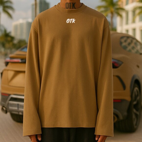 Oversized Long Sleeve Shirt – Hard Path to Millions Streetwear Tee - Picture 2 of 2